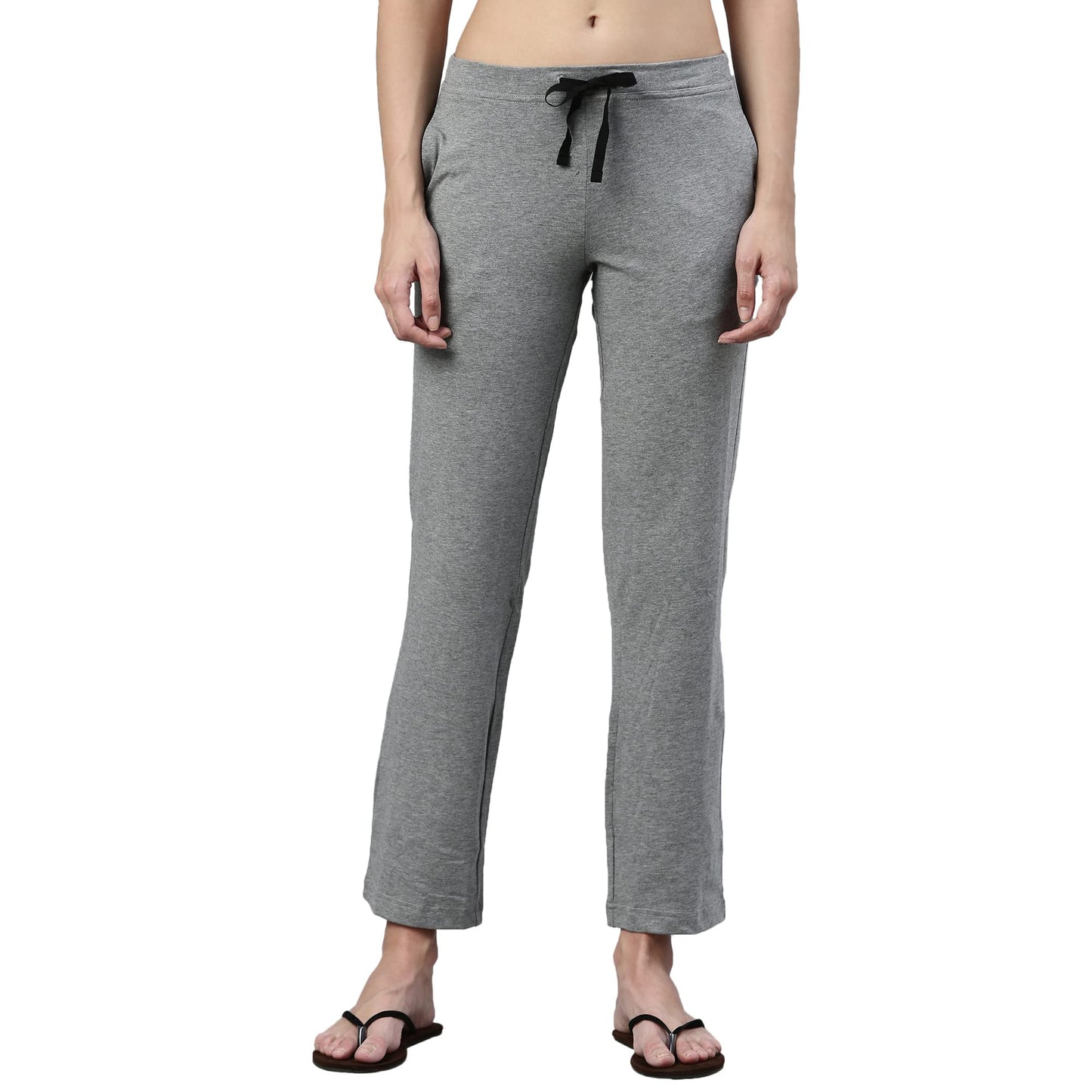 Enamor Essentials E014 Womens Slim Fit Stretch Cotton Lounge Pants