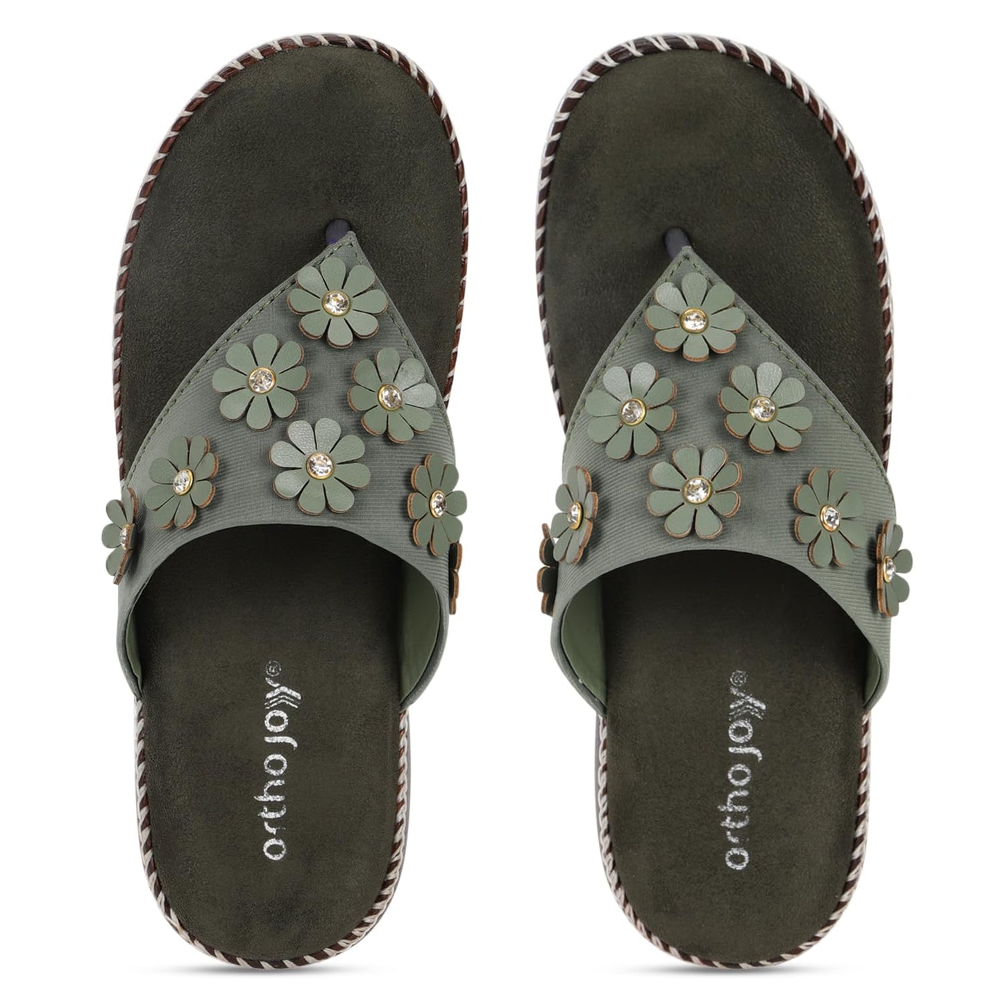 Ortho Joy Doctor Fancy Footwear For Women || Orthopedic WomenS Fancy Slipper/Sandal For Women