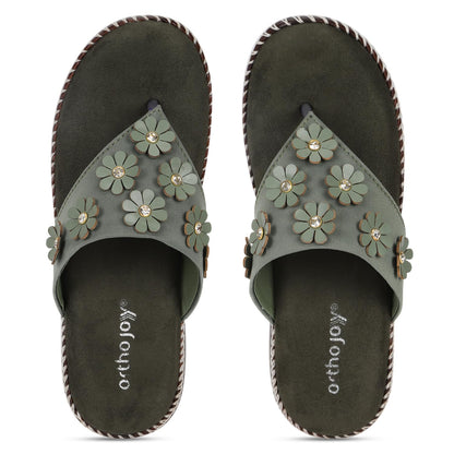 Ortho Joy Doctor Fancy Footwear For Women || Orthopedic WomenS Fancy Slipper/Sandal For Women