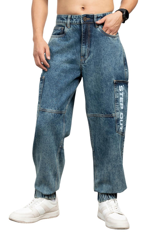 Hubberholme Men Cotton Relaxed Fit Mid-Rise Jeans 22