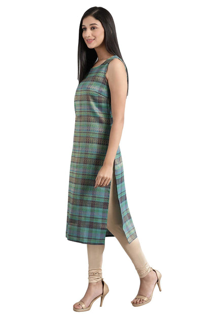 Aurelia Women's Cotton Blend Straight Kurta