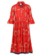 Aarika GirlS Cotton A Line Salwar Suit (Kurti-113-Red-32)