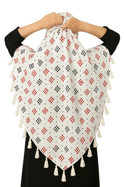 Weavers Villa Womens Cotton Floral Printed Face Cover Scarf | UV Protection, Breathable Fabric | Reusable Hijab Style Shield fo