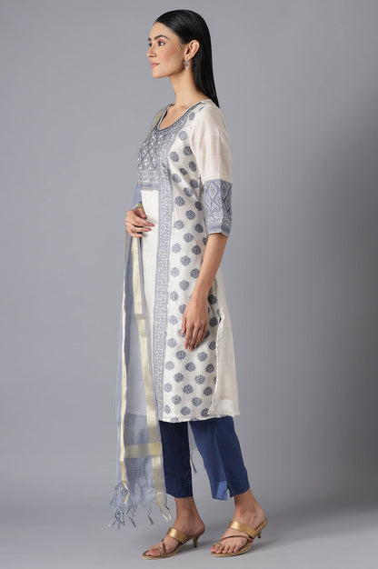 Aurelia womens Kurta, Trouser & Dupatta