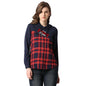 Pepe Jeans WomenS Checkered Loose Fit Shirt (Pl304537_Red