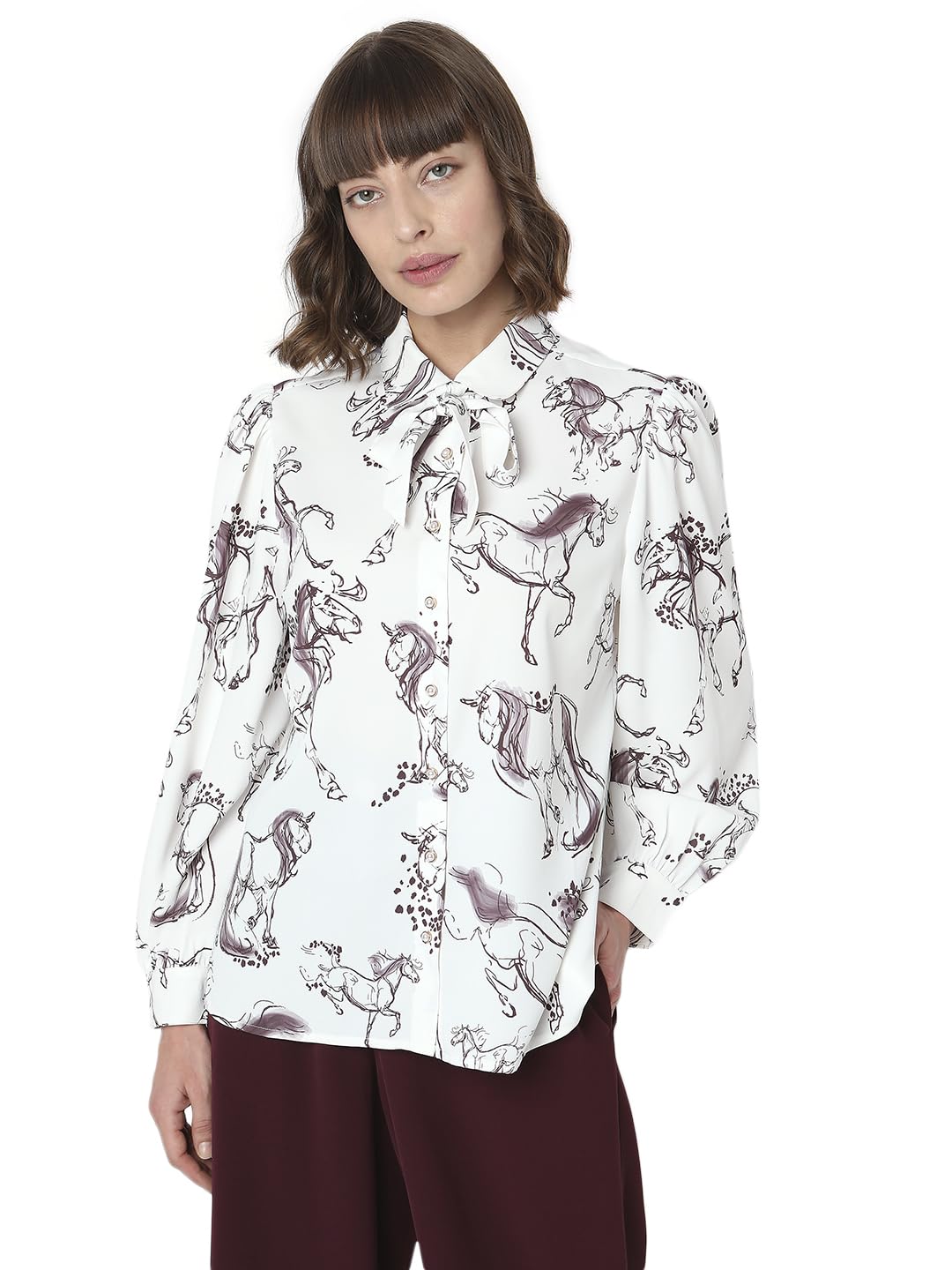 Vero Moda Regular Shirt (10299651_Cloud Dancer_L)