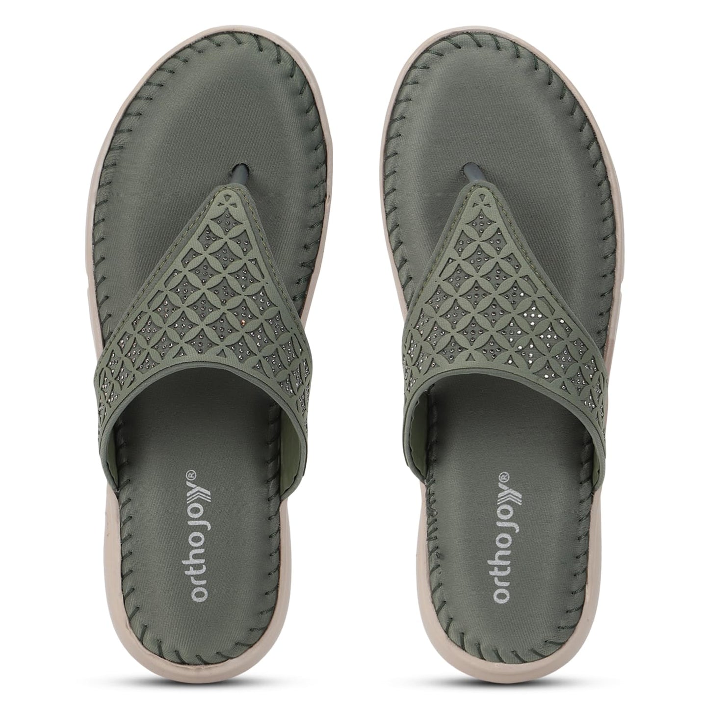 Ortho Joy Doctor Fancy Slipper For Women || Orthopedic WomenS Fancy Sandal For Women