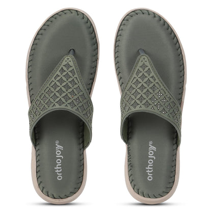 Ortho Joy Doctor Fancy Slipper For Women || Orthopedic WomenS Fancy Sandal For Women