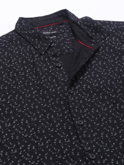 Dennis Lingo Black MenS Casual Shirt