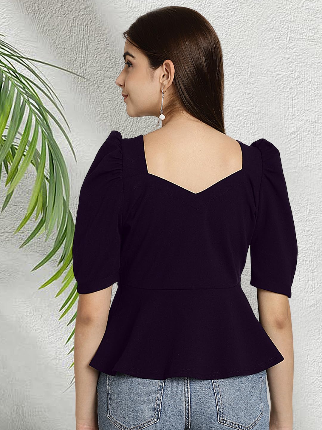 Tee Projekt Solid Stylish Casual Slim Fit Top & Tunic for Women & Girls| Trendy Western Tops for Women Stylish