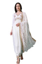 Pratham Blue WomenS Silk Embroidered Anarkali Kurta Palazzos With Dupatta |Kurta Set For Women |WomenS Kurta |Women Embroidere