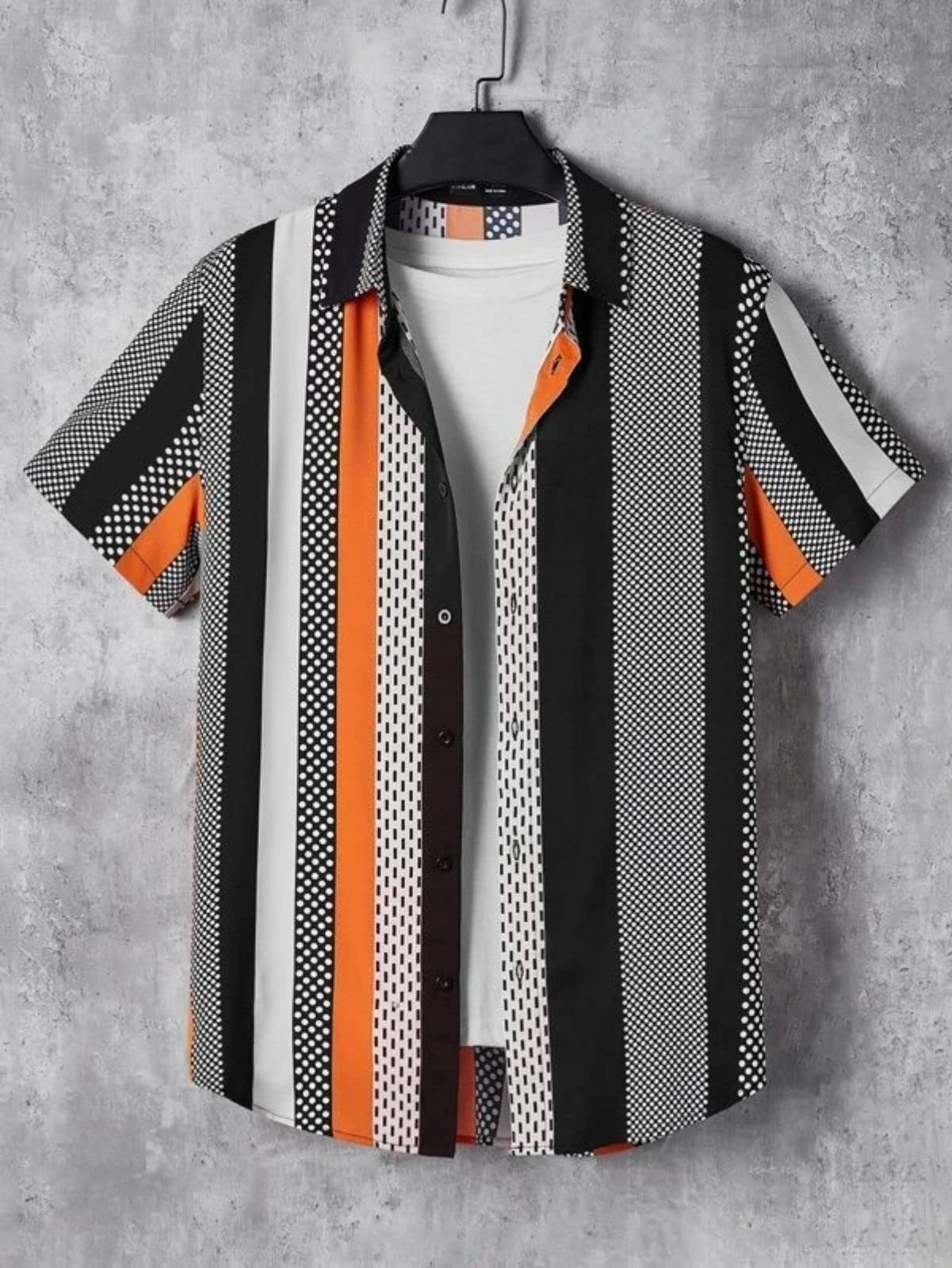 OM SAI LATEST CREATION Shirt for Men || Soft Rayon Multi Printed Shirts for Men || Short Sleeve Shirts || Lapel Collared || Perf