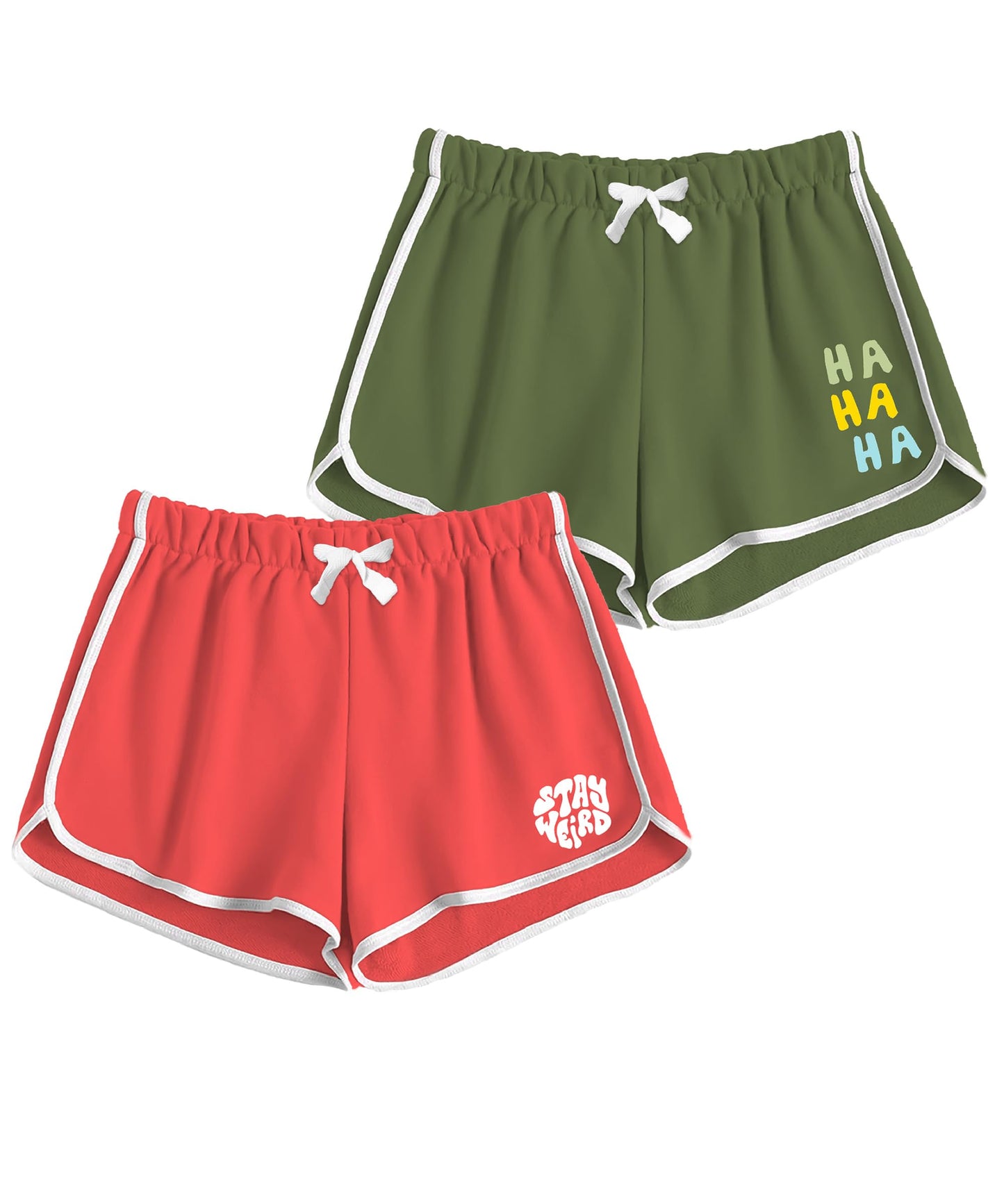 SHODOX 100% Cotton Women Casual Shorts - Printed Short for Gym, Yoga, Cycling, Dance, Summer - Regular Fit (Pack of 2)