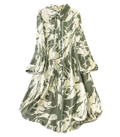 Leriya Fashion WomenS Rayon Casual Below The Knee Western Dress (Lf-W.Dress-Wd1291_Green