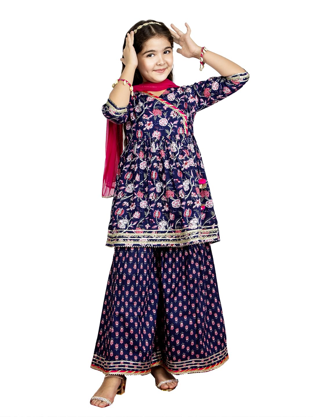 Naughty Ninos Girls Kurta Set