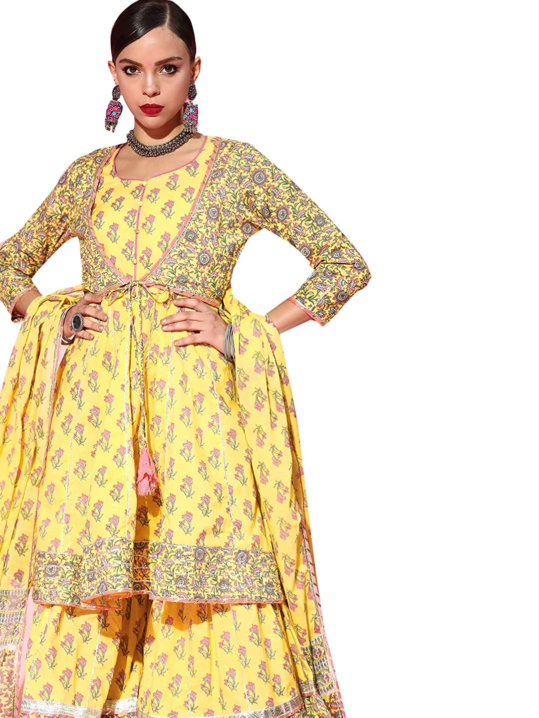 ishin Women's Cotton Salwarsuitset