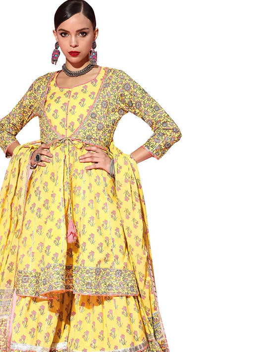 ishin Women's Cotton Salwarsuitset