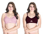 Pack Of 2 Venus Board Bottom Bra With Adjustable Strap