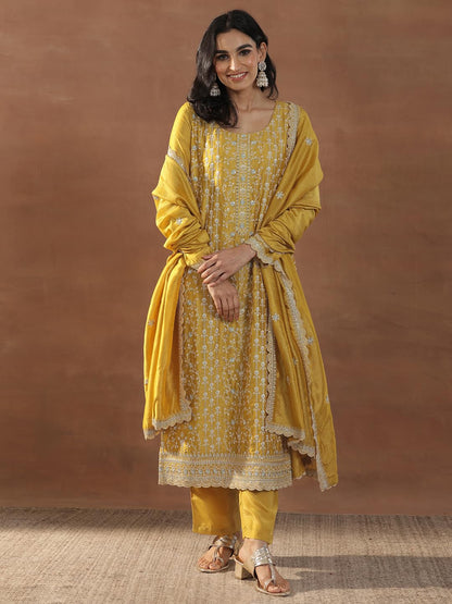 Libas WomenS Silk Blend Kurta Sets (49521R