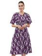 Selvia Western Dress For Women | Printed Crepe Western Dress For Women | Fit & Flare Dress For Women | One Piece Dress For Women