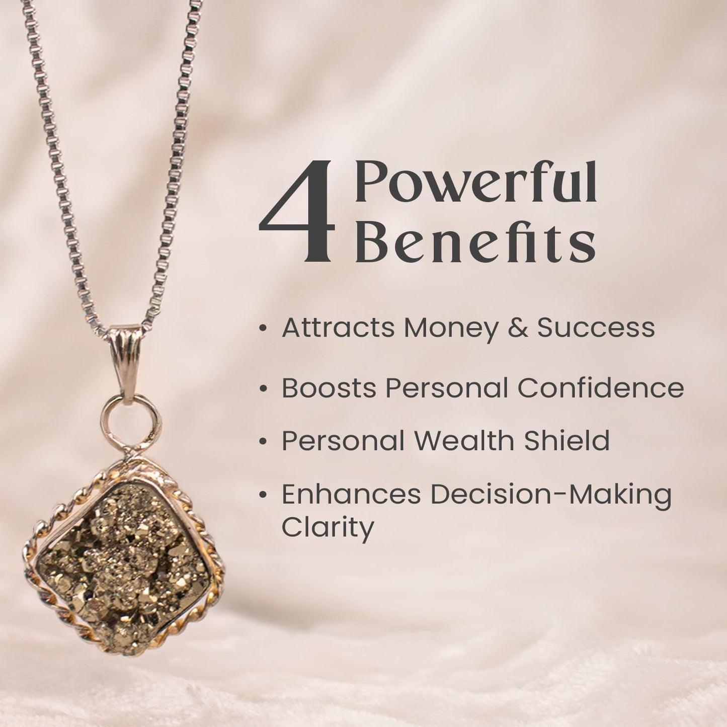 Astrotalk Raw Pyrite Pendant | Stone of Wealth, Confidence & Clarity | Pyrite Pendant for Women | Best Gift Items for Women | Spiritual Jewellery