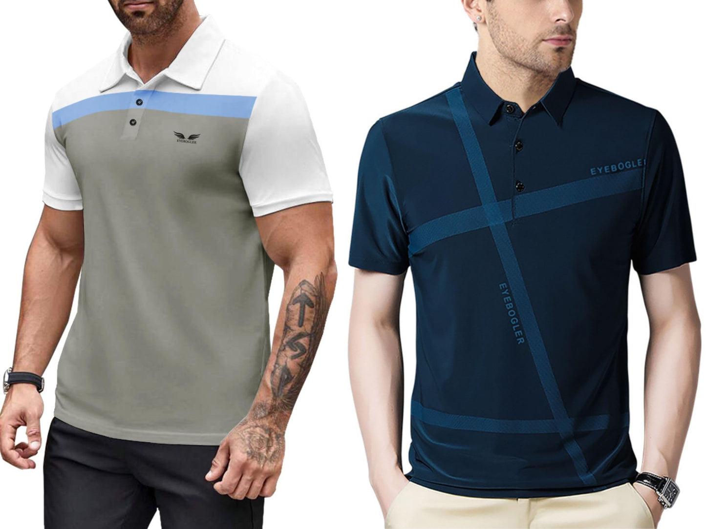Nobel Monk MenS (Combo Pack Of 2) -Regular Fit Polo T Shirt |Half Sleeves |Collar Tshirts |Casual Tshirt