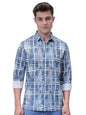 The Indian Garage Co Mens Relaxed Fit Checkered Resort Wear Sweater