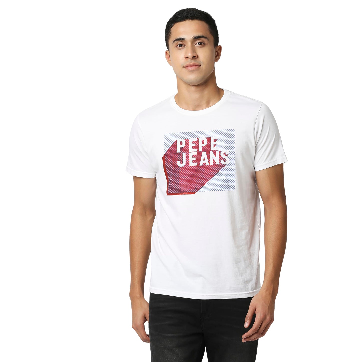 Pepe Jeans MenS Fitted T-Shirt (Pm508841_White Xl)