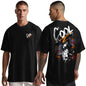 Peppyzone Mens Oversized Fit T-Shirt (PZ-OST-Trendy45_Black