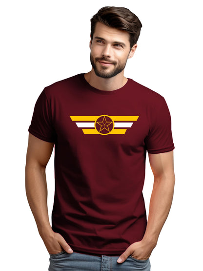 ADRO Tshirt for Men | Printed T Shirt for Men | 100% Cotton T-Shirt |Printed T Shirt | T-Shirts | RN24-CAP-MR