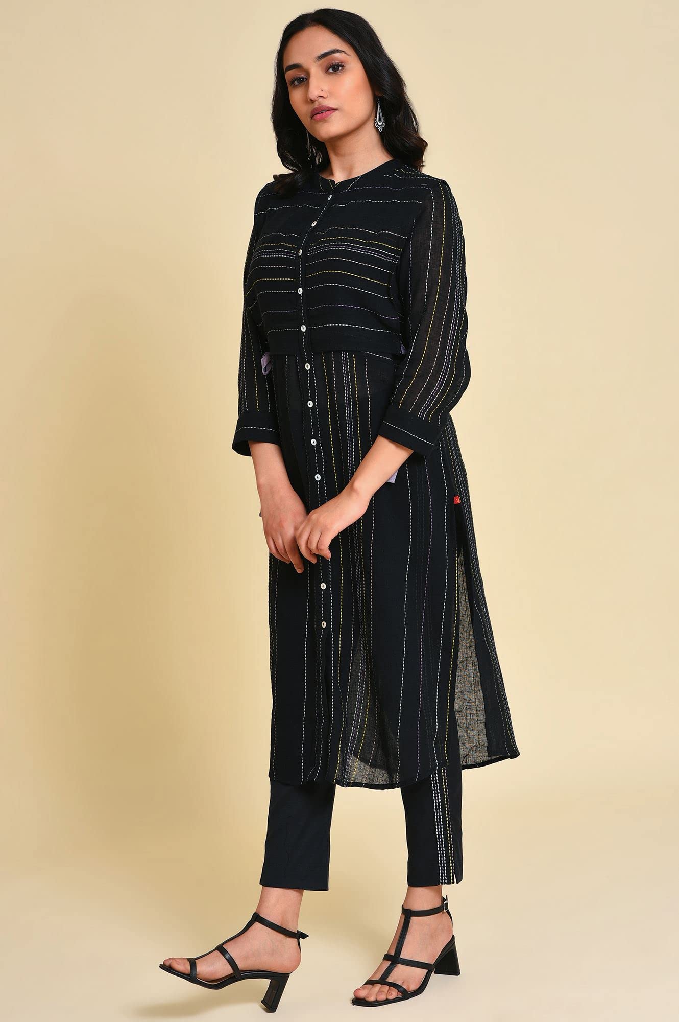 W for Woman Women's Cotton Kurta & Parallel Pant
