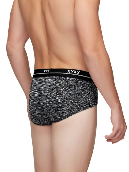 XYXX Mens Underwear Artisto IntelliSoft Antimicrobial Micro Modal Brief Pack of 5 (Yellow & Blue ; Blue & White ; Teal & Black
