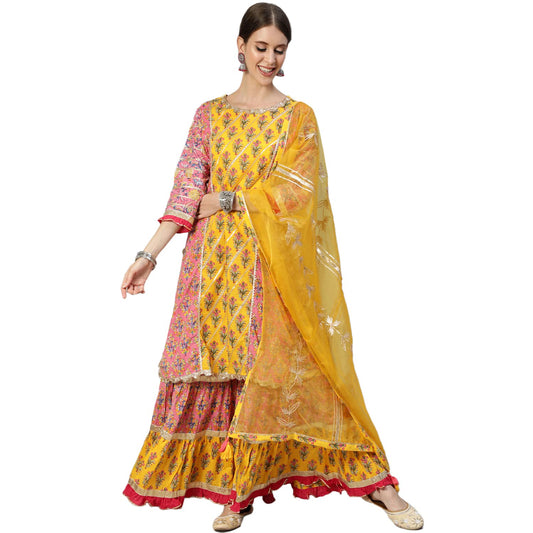 ishin Women's Cotton Kurta Set