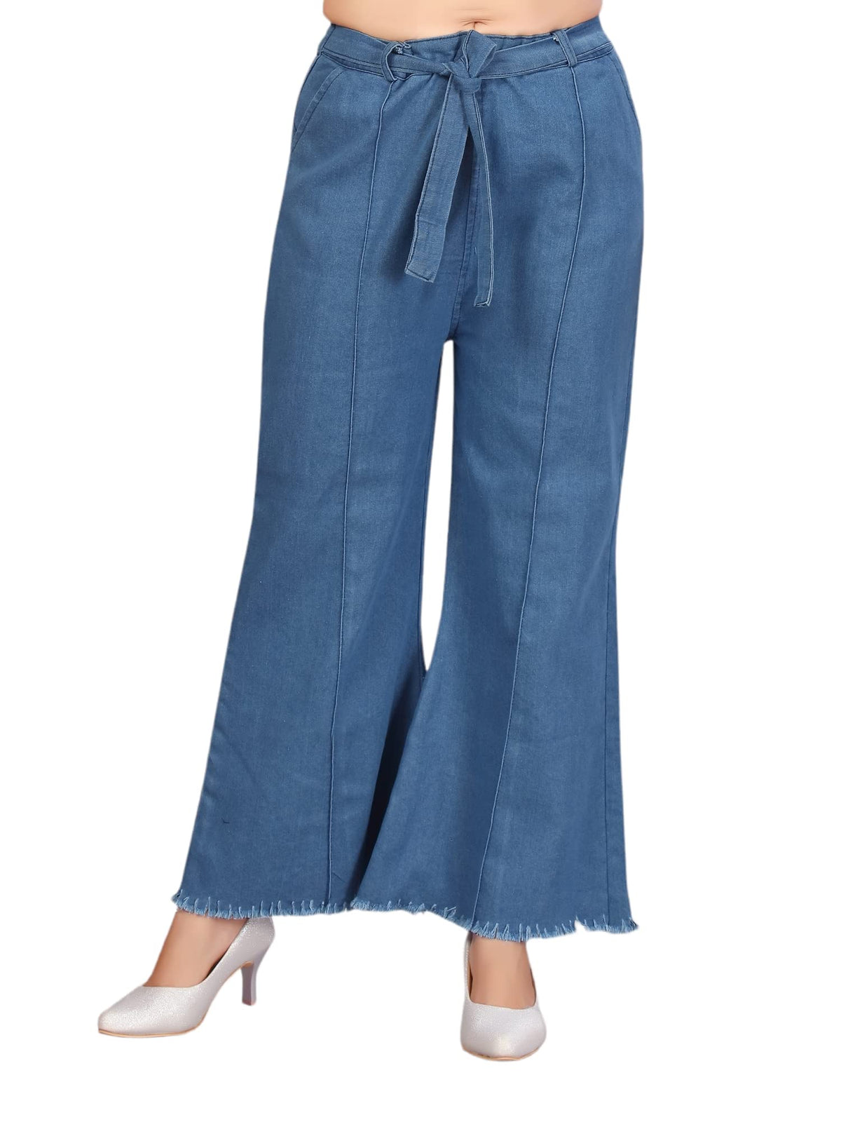 Aarika Girls Regular Pants (PL-AF-2204_Blue_38)