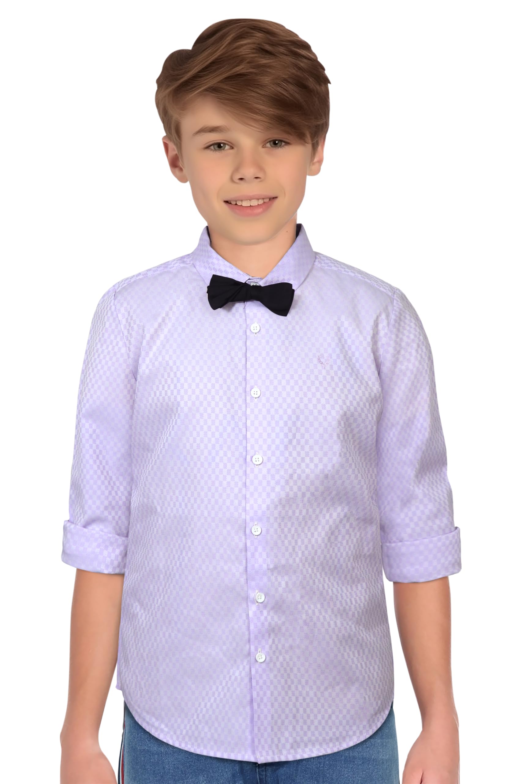 Allen Solly Boys Slim Fit Printed Casual Cotton Polyester T-Shirt