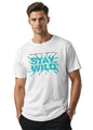 Peppyzone Mens Regular Fit T-Shirt (PZ-Trendy-901_White2