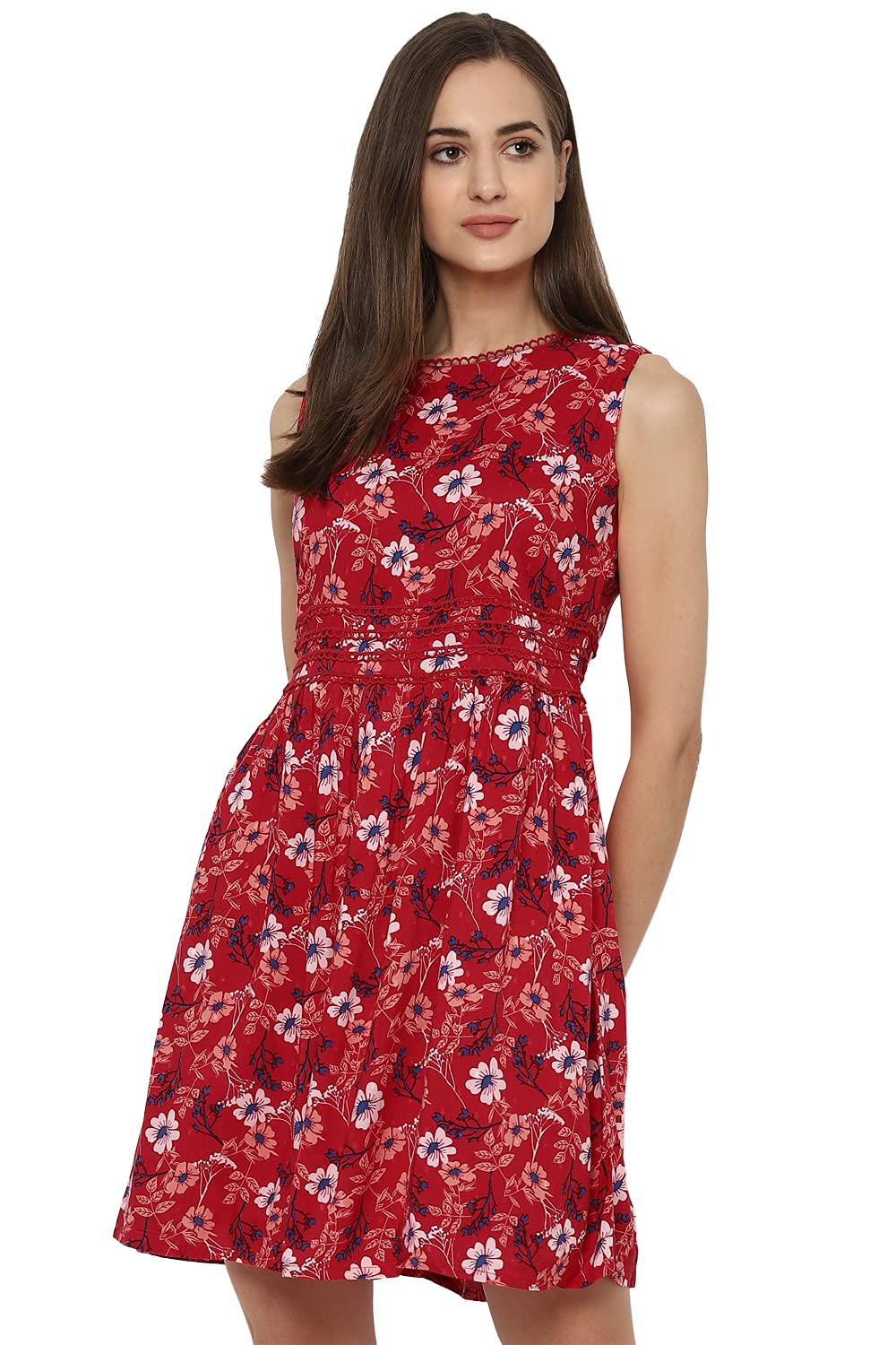Allen Solly Women Printed Polyester Jumpsuit