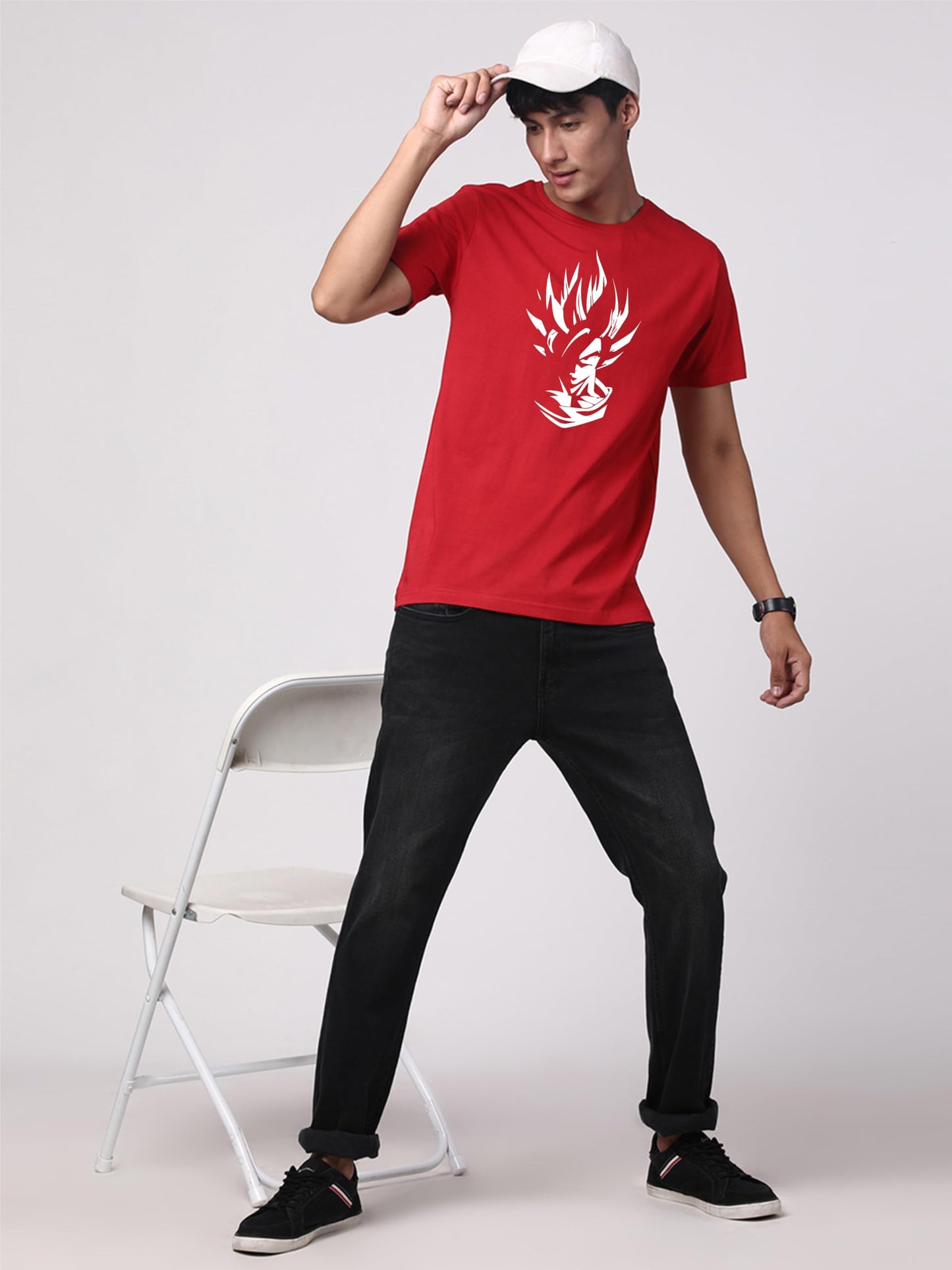 ADRO Tshirt for Men | Printed T Shirt for Men | 100% Cotton T-Shirt |Printed T Shirt | T-Shirts | RN24-GOK