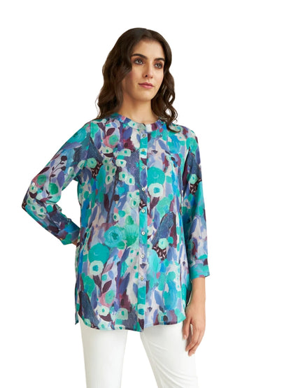 Leriya Fashion Printed Regular Fit Jeans Korean Trendi Western Tops For Women Stylish