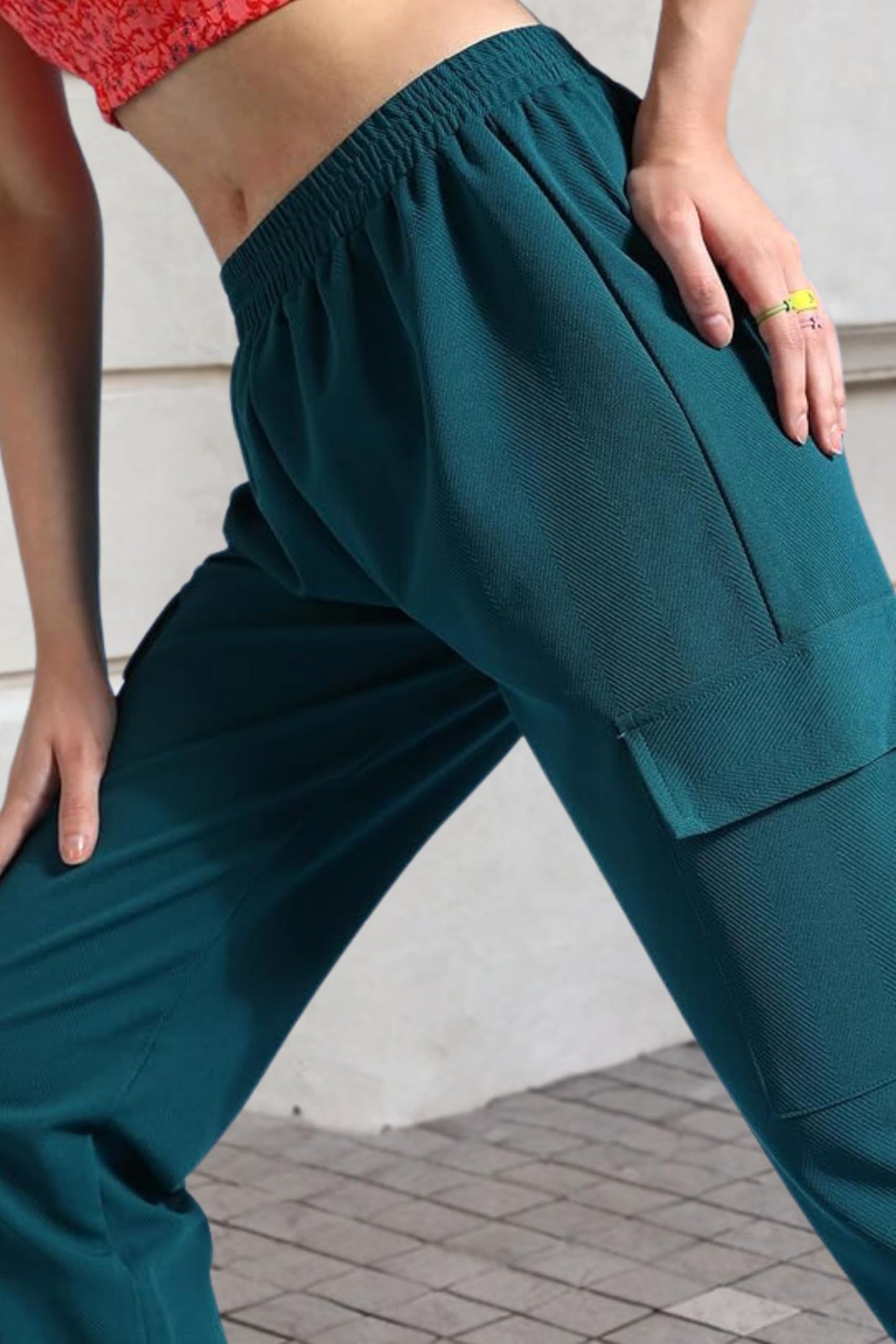 POPWINGS Casual Solid Pocket Joggers for Women || Latest Stylish Western Women Joggers for Summer || Pull-On Women Joggers Pants