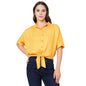 Pepe Jeans WomenS Solid Loose Fit Shirt (Pl304526_Mustard Xl)