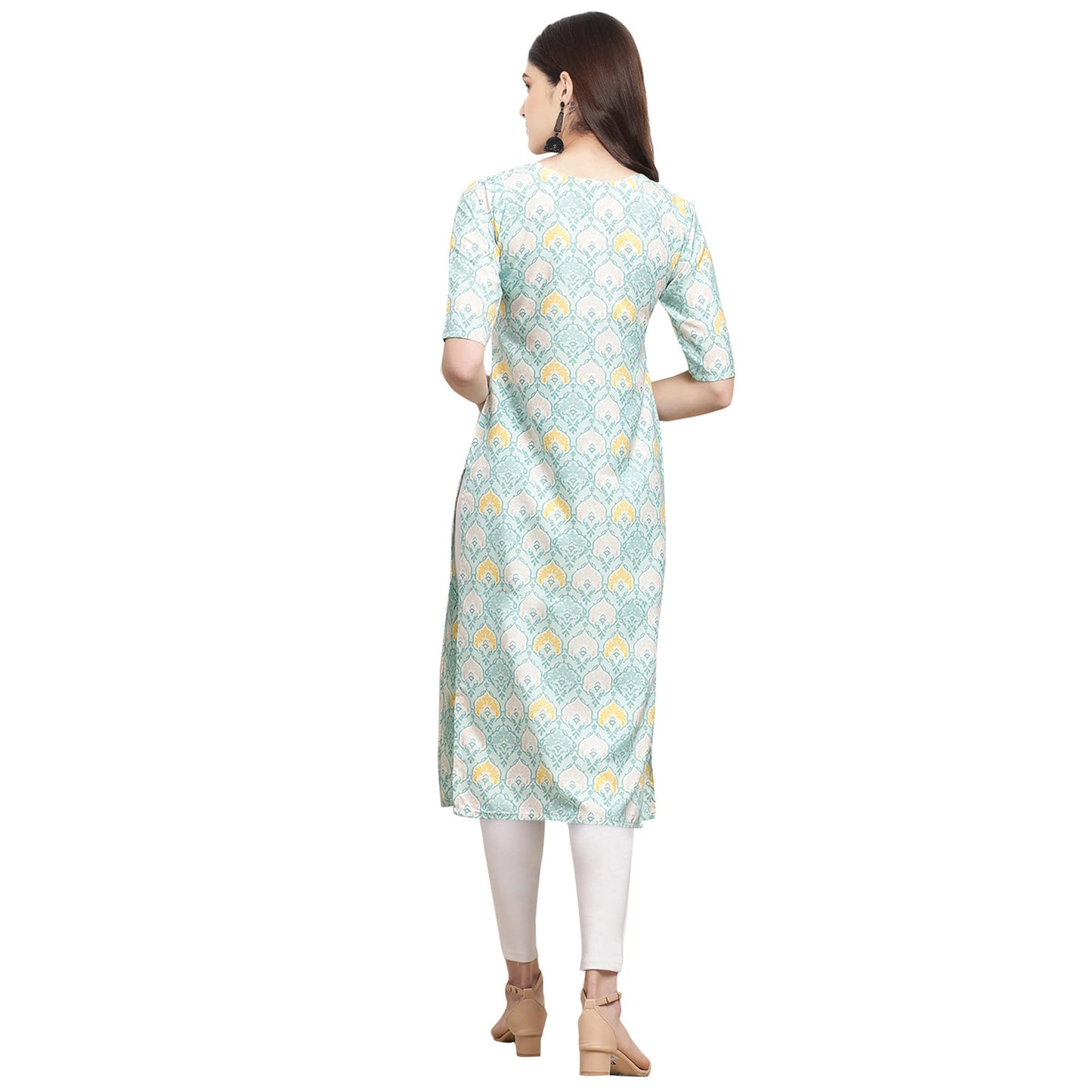 Pinkmint Women's Crepe Digital Print Straight Kurta [Pack of 3] (CKB_337-330-336)