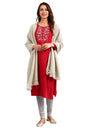 Aurelia WomenS Wool Kurta (19Noa11144-700885_Red_Large)