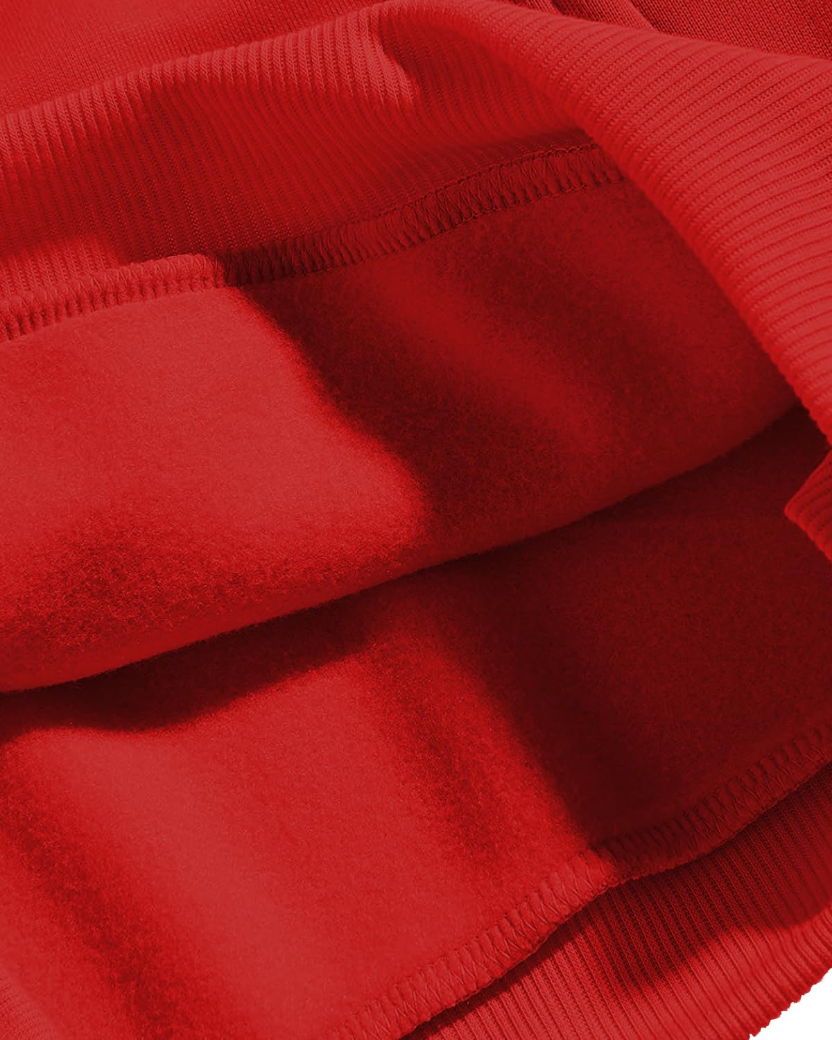 ADRO Men's Cotton Hooded Hoodie (H20-M-DBA-RD_Red)