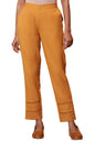Aurelia Womens Slim Trousers (24FEA60313_Yellow