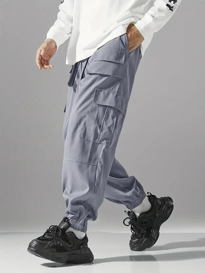 Indoprimo Men Cargo || Men Cargo Pants || Men Cargo Pants Cotton || Cargos For Men || Men Cargo Trouser - Paris (In, Alpha, 2Xl,