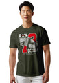 Peppyzone Mens Regular Fit T-Shirt (PZ-Number-1213_Olive4