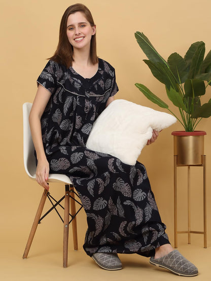 Sweet Dreams Women Printed Night Dress