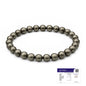 Astrotalk Raw Pyrite Bracelet for Women (6mm Beads) | Pyrite Stone for Wealth, Prosperity & Good Luck | Boosts Confidence, Focus & Motivation | Hand Bracelet for Women | Gift for Woman