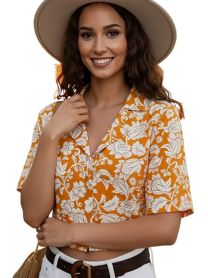 Greciilooks Regular Fit Women Top (Gl-Fs-W8001_Orange